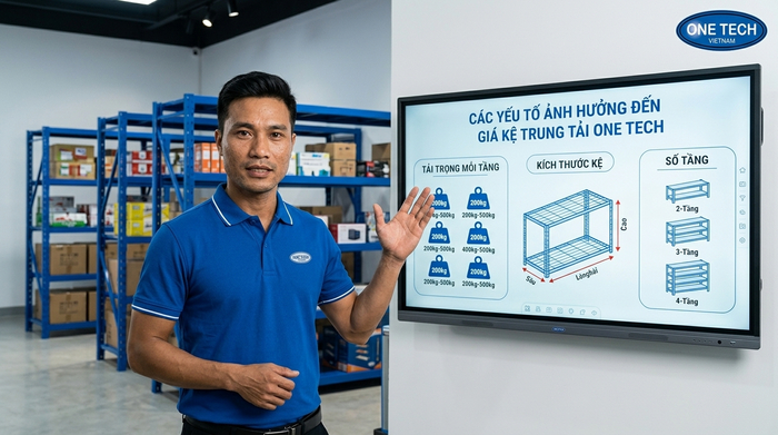 Báo giá kệ trung tải Phú Thọ theo tải trọng kích thước và số tầng