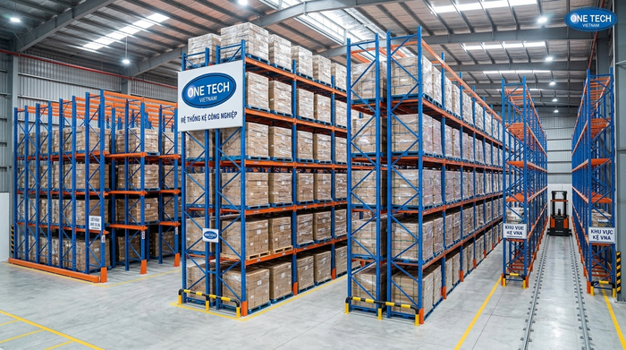 Các loại kệ pallet công nghiệp Phú Thọ phổ biến cho kho sản xuất và kho hàng