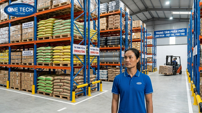 Kệ pallet Việt Trì Phú Thọ cho kho thương mại và kho phân phối
