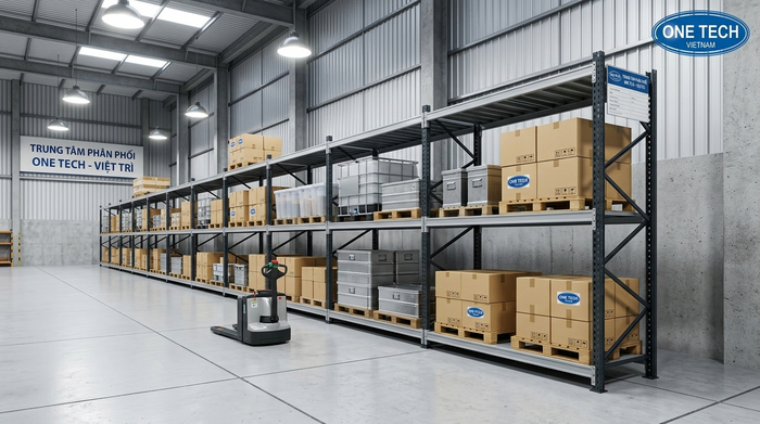 Kệ trung tải nối tiếp Việt Trì giúp tối ưu diện tích kho