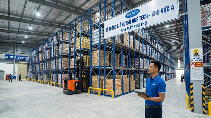 Nghiệm thu hệ thống kệ drive in Phú Thọ sau lắp đặt