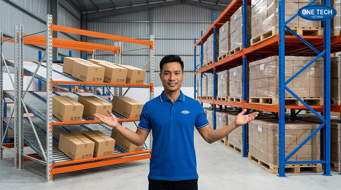So sánh kệ flowrack và kệ thường trong kho hàng Phú Thọ