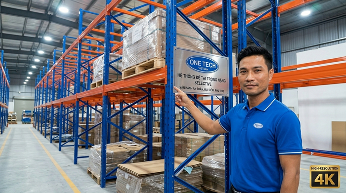 Bàn giao kệ Selective Phú Thọ Bàn giao hệ thống kệ Selective Phú Thọ sau lắp đặt