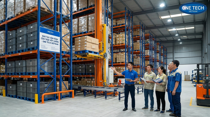 Đào tạo quy trình vận hành Stacker-Crane Phú Thọ cho nhân sự kho