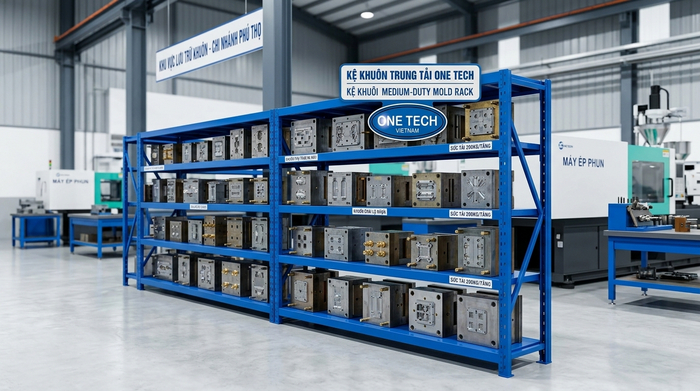 Kệ khuôn trung tải cho khuôn nhựa và khuôn mẫu nhỏ tại Phú Thọ