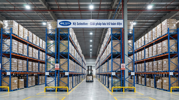 Kệ Selective Việt Trì Phú Thọ cho kho thành phẩm Kệ Selective Việt Trì Phú Thọ lắp đặt trong kho thành phẩm