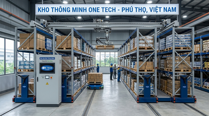Kệ tự động hóa trong hệ thống lưu trữ linh hoạt tại Phú Thọ