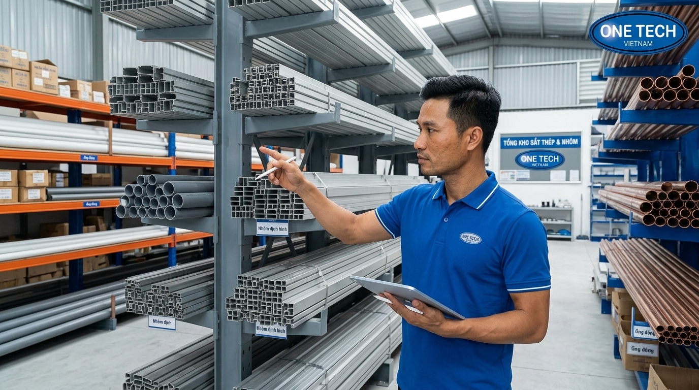 Khảo sát kho trước khi báo giá kệ tay đỡ Phú Thọ