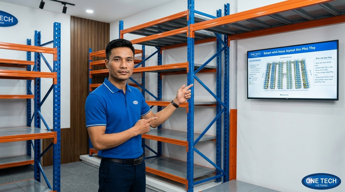 Tư vấn kệ kho thông minh Phú Thọ trực thuộc tập đoàn OneTech