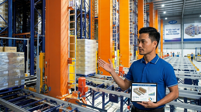 Tư vấn Stacker-Crane Phú Thọ và hệ kệ kho công nghiệp bởi Kệ kho hàng Phú Thọ