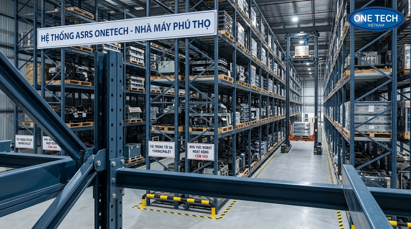 Yêu cầu kỹ thuật khi thiết kế hệ thống kệ kho ASRS tại Phú Thọ