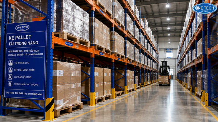 Kệ tải trọng nặng Phú Thọ cho kho pallet Kệ tải trọng nặng Phú Thọ dùng để lưu trữ pallet trong kho công nghiệp