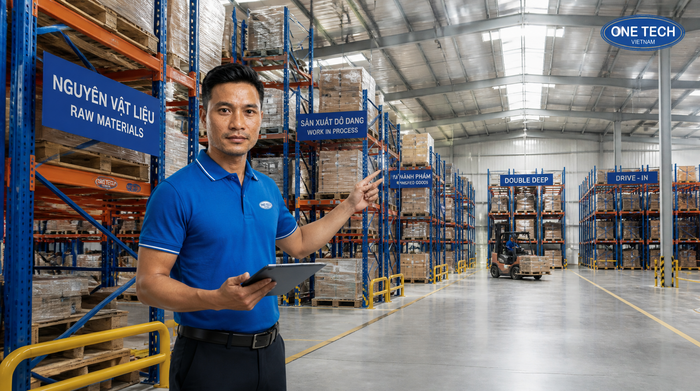 Layout kệ kho logistics cho khu công nghiệp tại Phú Thọ