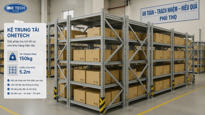 Tiêu chí chọn mua kệ trung tải giá rẻ tại Phú Thọ